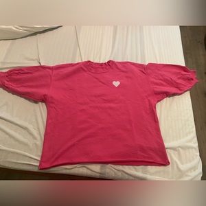 Left on Friday Sweater, bright pink